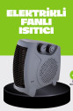 Güvenli Elektrikli Fanlı Isıtıcı Termostatlı Hızlı Isıtma Güvenli Elektrikli Fanlı Isıtıcı Termostatlı Hızlı Isıtma