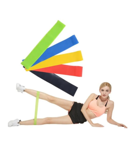 Spor Egzersiz Direnç Bandı Yoga Pilates ve Fitness Antrenman Lastiği
