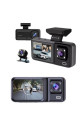 Tam Kapsamlı Araç Güvenliği: 3 Kameralı Full HD Kayıt Sistemi ile Ön, İç ve Arka Görüş Tam Kapsamlı Araç Güvenliği: 3 Kameralı Full HD Kayıt Sistemi ile Ön, İç ve Arka Görüş