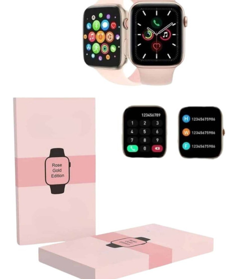 Yeni Nesil Kadın Akıllı Saat Rose Gold Android ve İos Uyumlu Yeni Nesil Kadın Akıllı Saat Rose Gold Android ve İos Uyumlu