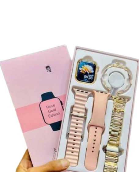 Yeni Nesil Kadın Akıllı Saat Rose Gold Android ve İos Uyumlu Yeni Nesil Kadın Akıllı Saat Rose Gold Android ve İos Uyumlu