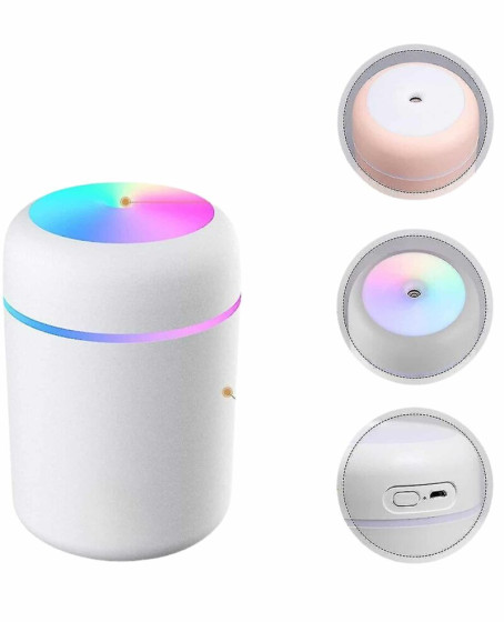 Humidifier LED Işıklı Mini Ortam Oda Kokusu Aromaterapi Buhardanlık Humidifier LED Işıklı Mini Ortam Oda Kokusu Aromaterapi Buhardanlık