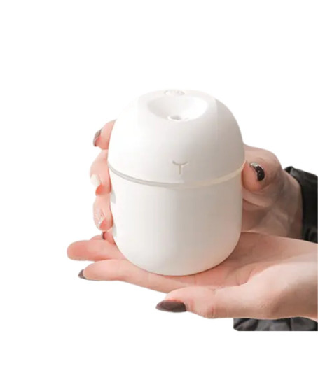 Araç ve Ofis İçin Mini Nemlendirici 5 Esans Hediyeli USB LED Işıklı Buhar Makinesi