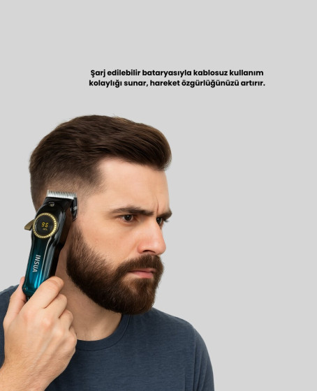 4 Limit Tarağı ve Ayarlanabilir Kesim Uzunluğu Saç Makinesi 4 Limit Tarağı ve Ayarlanabilir Kesim Uzunluğu Saç Makinesi