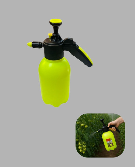 2 Litre Pompalı Püskürtücü Bakır Nozullu Ayarlı Sprey Temizlik ve Bahçe