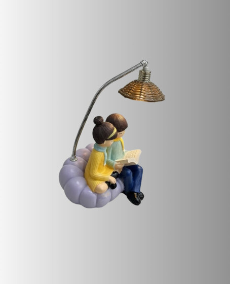 Romantik Çift Temalı Dekoratif Masa Lambası Yumuşak LED Işık Romantik Çift Temalı Dekoratif Masa Lambası Yumuşak LED Işık