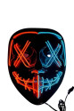 Hallowen Parti Maskesi Neon Led Işıklı Maske 3 Modlu Cadılar Bayramı Maskesi Hallowen Parti Maskesi Neon Led Işıklı Maske 3 Modlu Cadılar Bayramı Maskesi