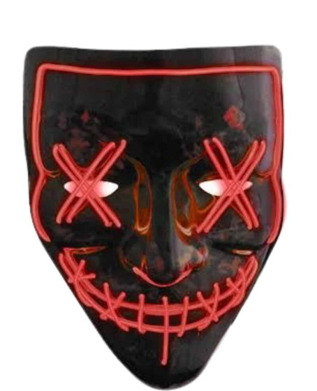 Hallowen Parti Maskesi Neon Led Işıklı Maske 3 Modlu Cadılar Bayramı Maskesi Hallowen Parti Maskesi Neon Led Işıklı Maske 3 Modlu Cadılar Bayramı Maskesi