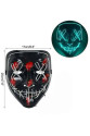 Hallowen Parti Maskesi Neon Led Işıklı Maske 3 Modlu Cadılar Bayramı Maskesi Hallowen Parti Maskesi Neon Led Işıklı Maske 3 Modlu Cadılar Bayramı Maskesi