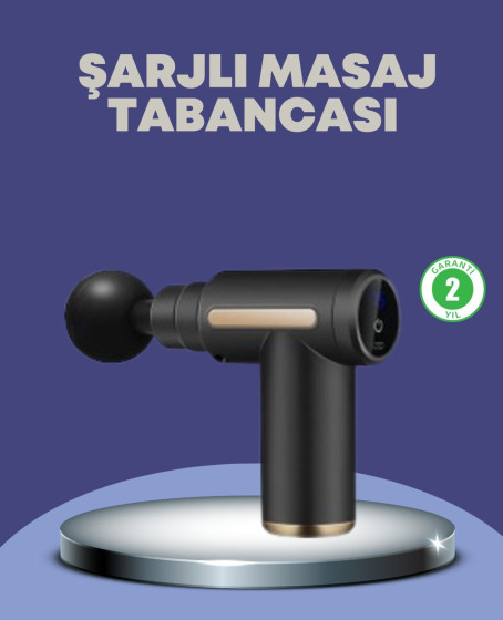 Sporcu Kas Masaj Tabancası 6 Kademe Güçlü Titreşim 4 Başlık Şarjlı Masaj Aleti Sporcu Kas Masaj Tabancası 6 Kademe Güçlü Titreşim 4 Başlık Şarjlı Masaj Aleti