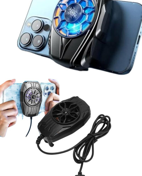 Telefon Soğutucu Fan Güçlü Motor Radyatör Cep Telefon Soğutma Telefon Soğutucu Fan Güçlü Motor Radyatör Cep Telefon Soğutma