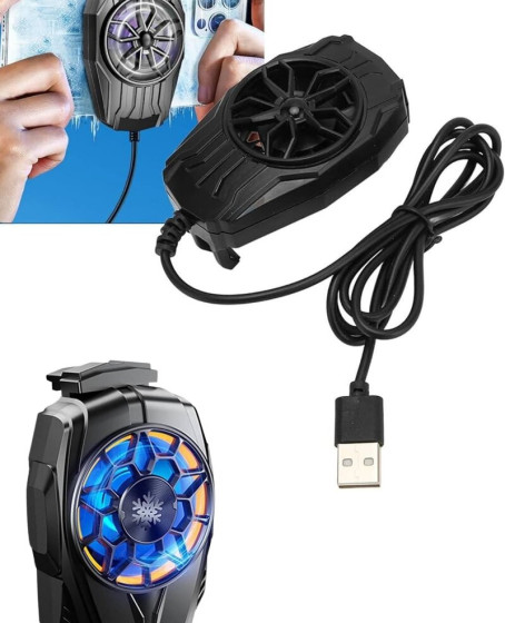 Telefon Soğutucu Fan Güçlü Motor Radyatör Cep Telefon Soğutma Telefon Soğutucu Fan Güçlü Motor Radyatör Cep Telefon Soğutma