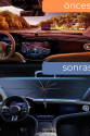 Toyota Yaris, VW Polo, Kia Rio, Fiat Punto, Hyundai Accent Blue Uyumlu Oto Şemsiye