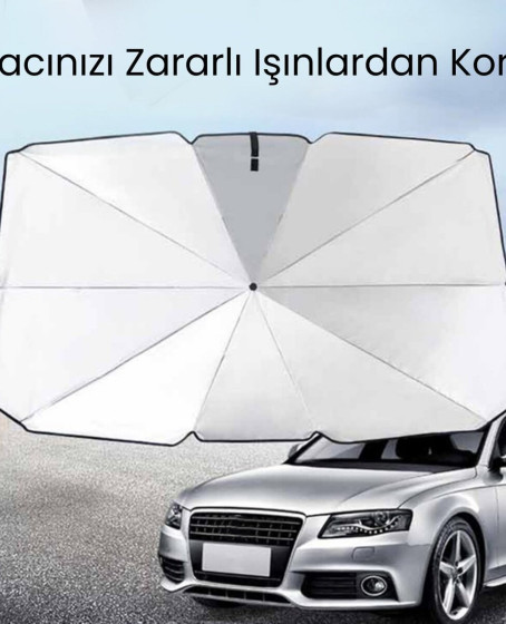 Toyota Yaris, VW Polo, Kia Rio, Fiat Punto, Hyundai Accent Blue Uyumlu Oto Şemsiye