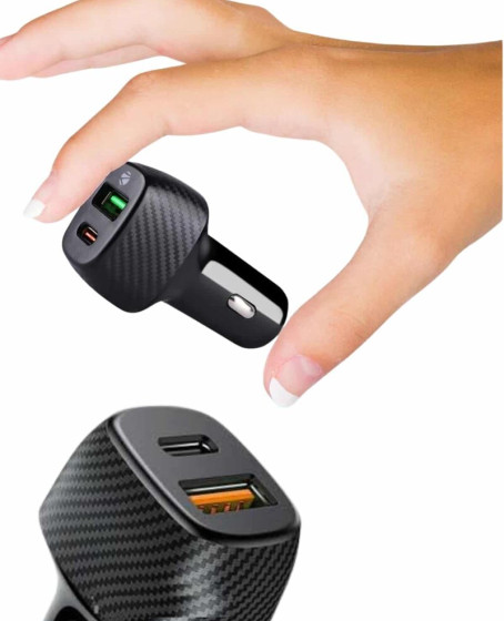 Type-C Girişli Araba Çakmaklık Şarj Cihazı 38W Oto Çakmaklık