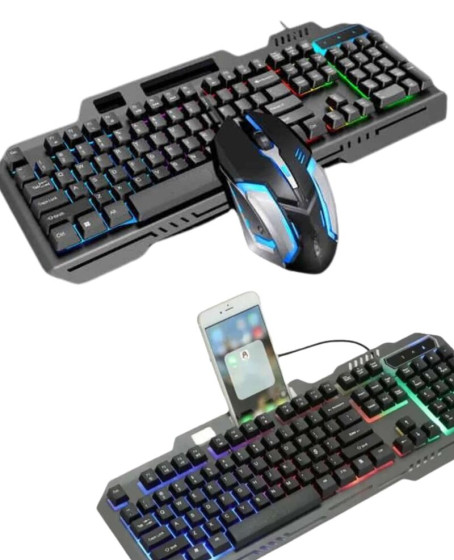 RGB Işıklı Gaming Oyuncu Klavye Q Klavye Mouse Hediyeli RGB Işıklı Gaming Oyuncu Klavye Q Klavye Mouse Hediyeli