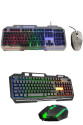 RGB Işıklı Gaming Oyuncu Klavye Q Klavye Mouse Hediyeli RGB Işıklı Gaming Oyuncu Klavye Q Klavye Mouse Hediyeli