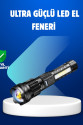 Güçlü LED El Feneri Şarj Edilebilir Çok Modlu