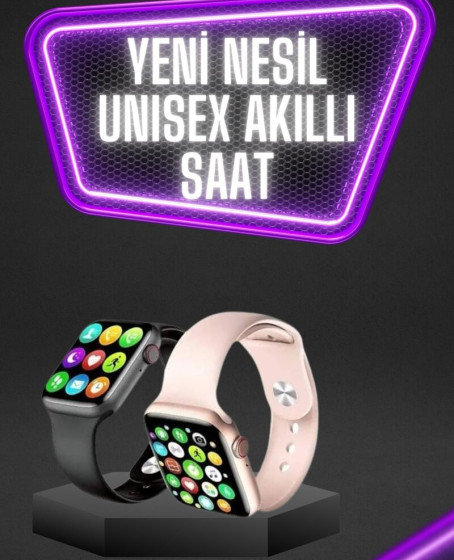 Dokunmatik Ekran Akıllı Saat Tema Değiştirme Şık ve Modern Unısex
