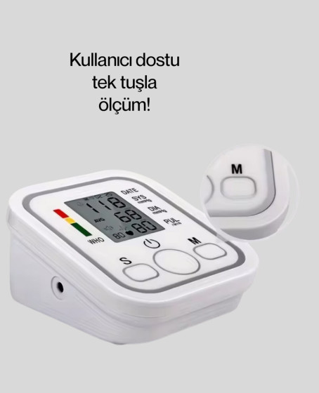 Elektronik Tansiyon Ölçer LCD Dijital Ekranlı Elektronik Tansiyon Ölçer LCD Dijital Ekranlı