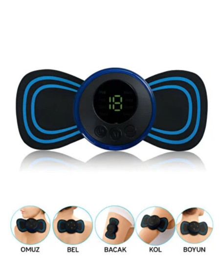 Mini EMS Vücut Masaj Cihazı Ayarlanabilir Seviye ve Zamanlayıcı