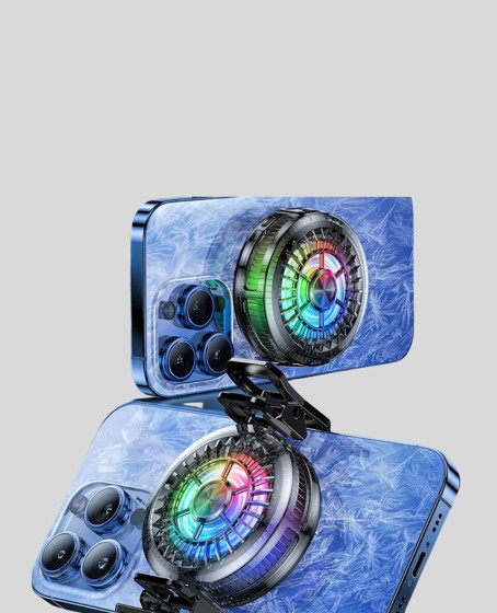 RGB LED Telefon Soğutucu Fan Yüksek Hızlı Soğutma Oyuncu Cooler