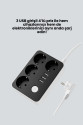 4 Prizli 3 USB Portlu Anahtarlı Akım Korumalı Priz