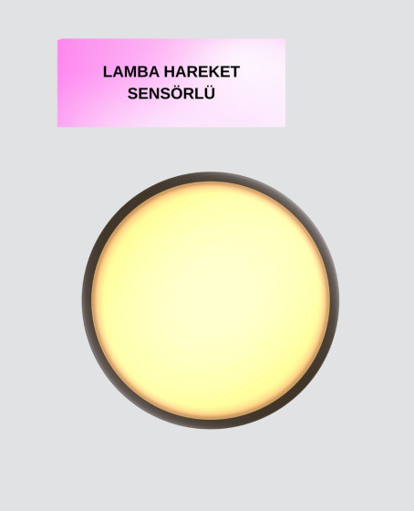 LED Hareket Sensörlü Gece Lambası Kablosuz Duvar Tipi