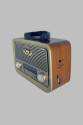 Nostalji Bluetooth Radyo FM AM SW Ahşap Eskitme Tasarım