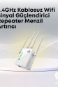 Yüksek Hızlı Parazit Önleyici WiFi Repeater Router Yüksek Hızlı Parazit Önleyici WiFi Repeater Router
