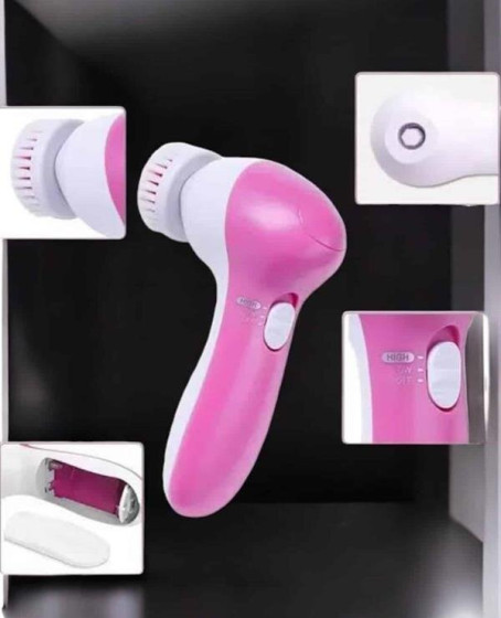Taşınabilir Yüz Temizleme Cihazı Masaj, Peeling, Temizlik 5 Başlıklı Taşınabilir Yüz Temizleme Cihazı Masaj, Peeling, Temizlik 5 Başlıklı