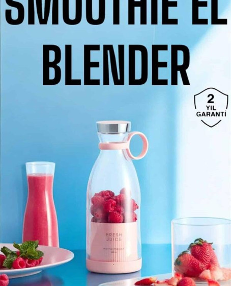 El Blender Bardak Blender Şarjlı Taşınabilir Meyve Sıkcağı Smoothie El Blender Bardak Blender Şarjlı Taşınabilir Meyve Sıkcağı Smoothie