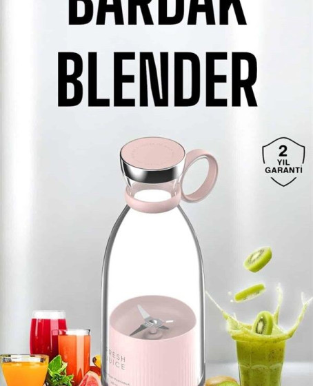 Bardak Blender Smoothie Meyve Sıkacağı Şarjlı Cam Taşınabilir Bardak Blender Smoothie Meyve Sıkacağı Şarjlı Cam Taşınabilir