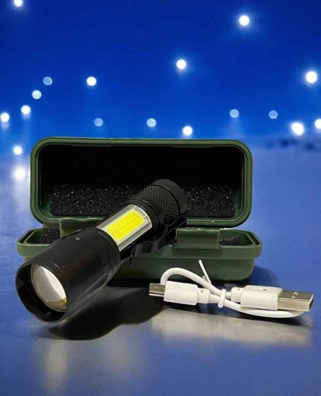 El Feneri Led USB Şarjlı Zoom Mini Led Işık Acil Durum Feneri El Feneri Led USB Şarjlı Zoom Mini Led Işık Acil Durum Feneri