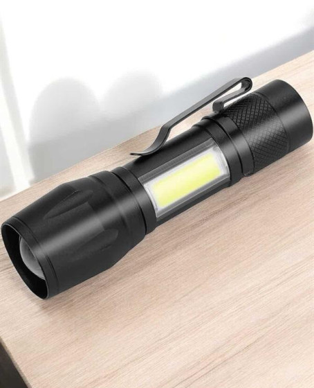 El Feneri Led USB Şarjlı Zoom Mini Led Işık Acil Durum Feneri El Feneri Led USB Şarjlı Zoom Mini Led Işık Acil Durum Feneri