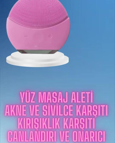 KAŞ BIYIK VE YÜZ EPİLASYON ALETİ VE TİTREŞİMLİ YÜZ TEMİZLEME MASAJ ALETİ İKİLİ SET