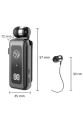 Makaralı Bluetooth Kulaklık Kulak İçi Dijital Göstergeli Yüksek Ses Kaliteli Makaralı Bluetooth Kulaklık Kulak İçi Dijital Göstergeli Yüksek Ses Kaliteli