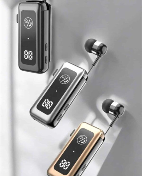 Makaralı Bluetooth Kulaklık Kulak İçi Dijital Göstergeli Yüksek Ses Kaliteli Makaralı Bluetooth Kulaklık Kulak İçi Dijital Göstergeli Yüksek Ses Kaliteli