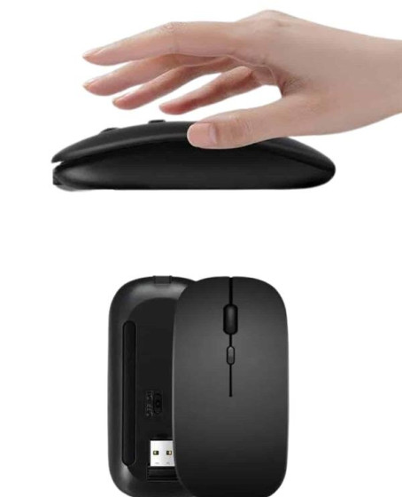 Kablosuz Mouse Fare Şarjlı Bluetooth Wireless Çift Modlu Sessiz Kablosuz Mouse Fare Şarjlı Bluetooth Wireless Çift Modlu Sessiz