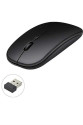 Kablosuz Mouse Fare Şarjlı Bluetooth Wireless Çift Modlu Sessiz Kablosuz Mouse Fare Şarjlı Bluetooth Wireless Çift Modlu Sessiz