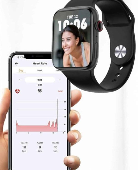 Akıllı Saat Bluetooth Bağlantı ve 24 Saat Sağlık İzleme GPS Arama Cevaplama