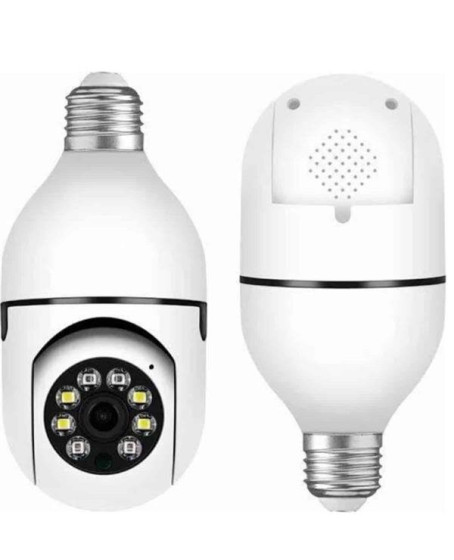 Akıllı Kamera Wifi Kamera Duylu Ampul Görünümlü 360 Derece Dönebilen Ev Kamerası Akıllı Kamera Wifi Kamera Duylu Ampul Görünümlü 360 Derece Dönebilen Ev Kamerası