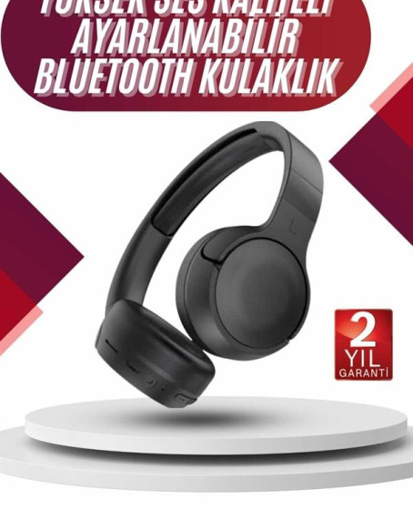 Yeni Nesil Kulak Üstü Bluetooth Kulaklık Type-C Girişli Yüksek Ses Kaliteli