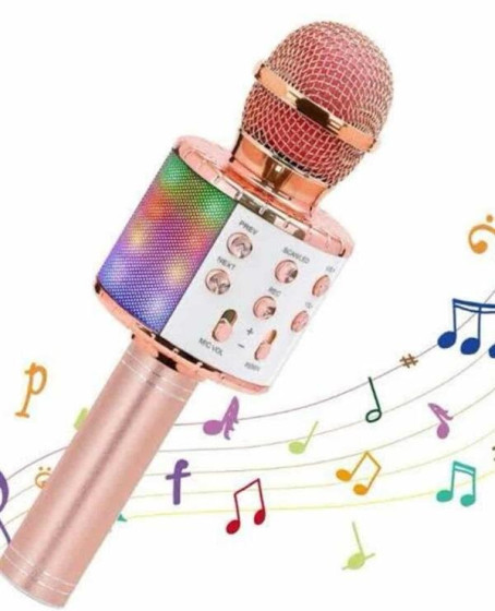 Karaoke Mikrofon Bluetooth Bağlantılı Aux Girişli Uzun Pil Ömrü Yüksek Ses Kaliteli Karaoke Mikrofon Bluetooth Bağlantılı Aux Girişli Uzun Pil Ömrü Yüksek Ses Kaliteli