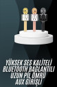 Karaoke Mikrofon Bluetooth Bağlantılı Aux Girişli Uzun Pil Ömrü Yüksek Ses Kaliteli Karaoke Mikrofon Bluetooth Bağlantılı Aux Girişli Uzun Pil Ömrü Yüksek Ses Kaliteli