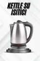 Kettle Su Isıtıcı C F Priz Uyumlu 220 - 240 V Paslanmaz Çelik Kablolu Kettle Su Isıtıcı C F Priz Uyumlu 220 - 240 V Paslanmaz Çelik Kablolu