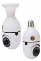 Güvenlik Kamerası Wi-Fi Özellikli 360 Derece Full Hd 1080p Ampül Kamera Güvenlik Kamerası Wi-Fi Özellikli 360 Derece Full Hd 1080p Ampül Kamera