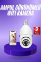 Güvenlik Kamerası Wi-Fi Özellikli 360 Derece Full Hd 1080p Ampül Kamera Güvenlik Kamerası Wi-Fi Özellikli 360 Derece Full Hd 1080p Ampül Kamera