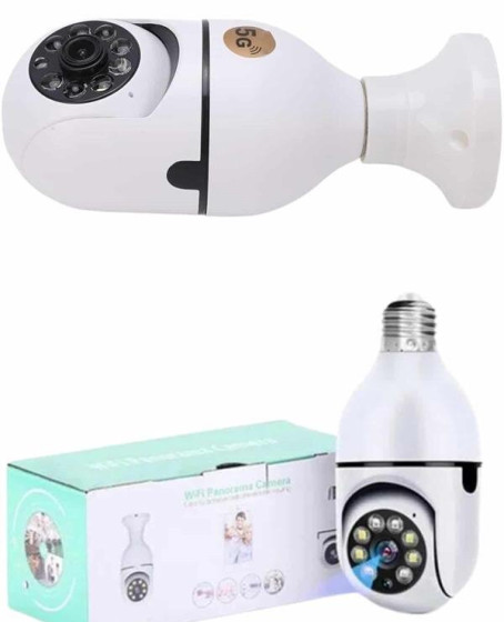 Güvenlik Kamerası Wi-Fi Özellikli 360 Derece Full Hd 1080p Ampül Kamera Güvenlik Kamerası Wi-Fi Özellikli 360 Derece Full Hd 1080p Ampül Kamera