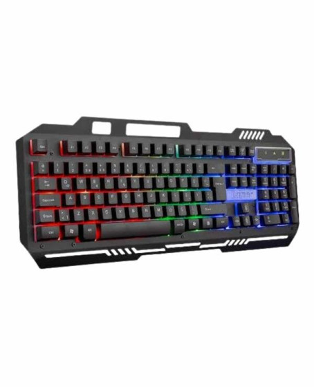 Işıklı Oyuncu Q Klavye Mouse Seti Siyah Gaming Oyuncu Klavye